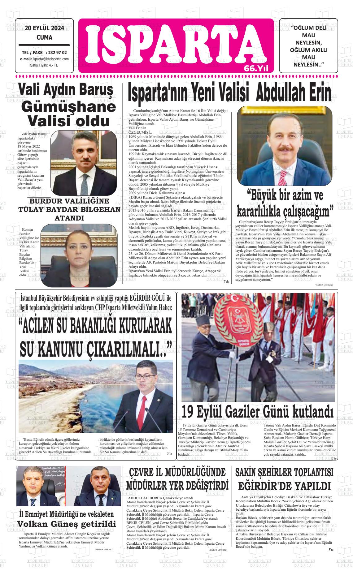 ISPARTA Gazetesi