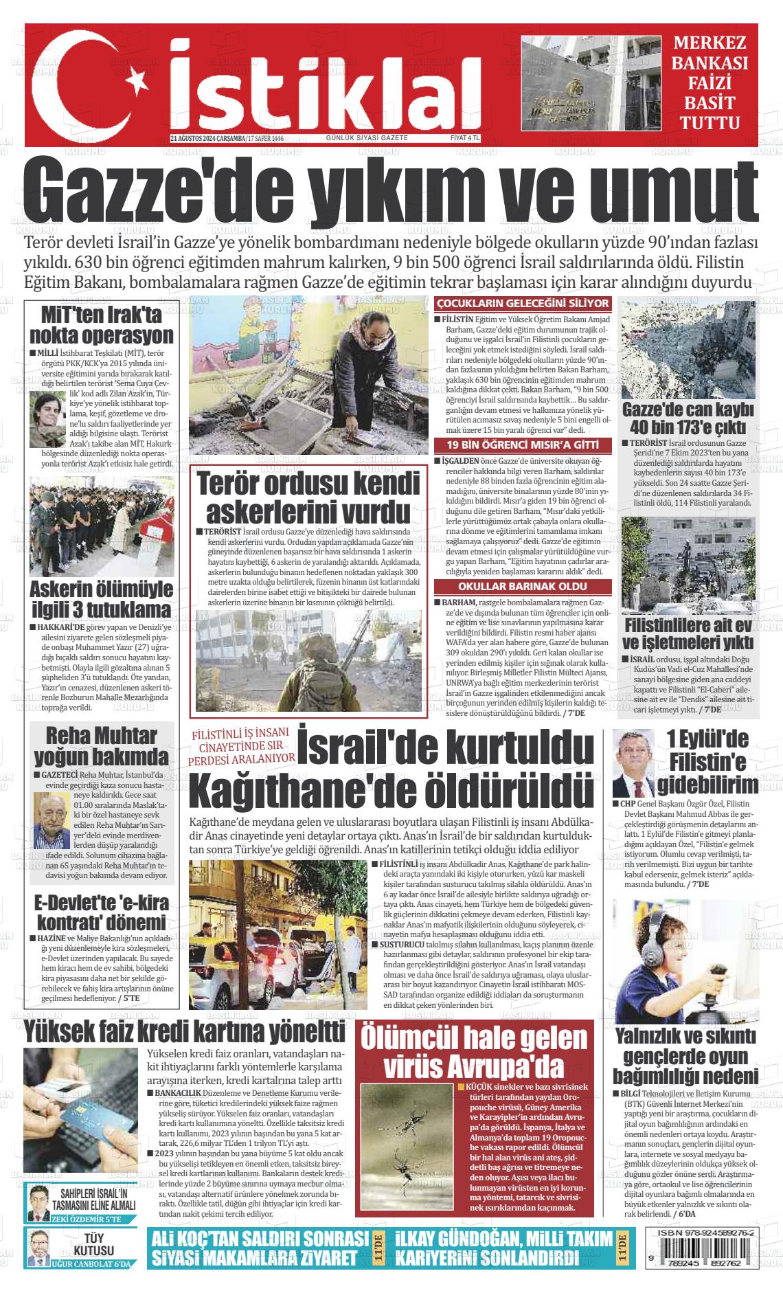 İSTİKLAL Gazetesi