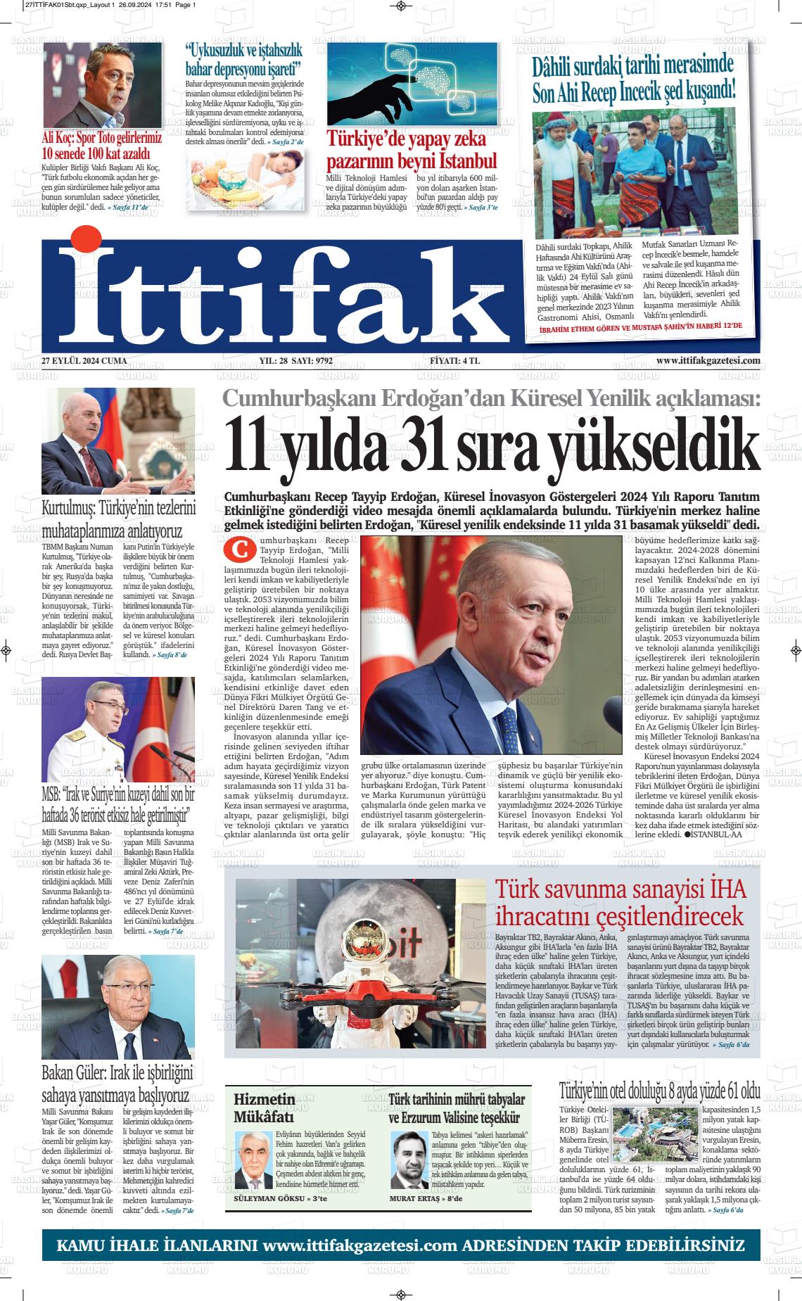 İTTİFAK Gazetesi