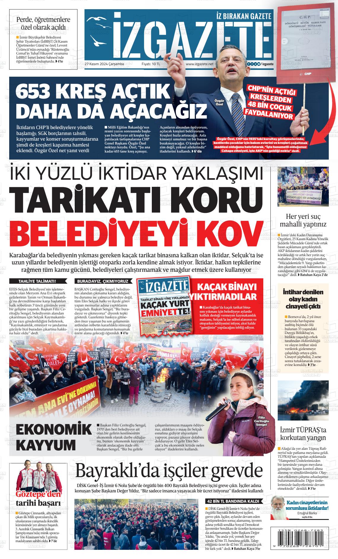 İZ GAZETE Gazetesi