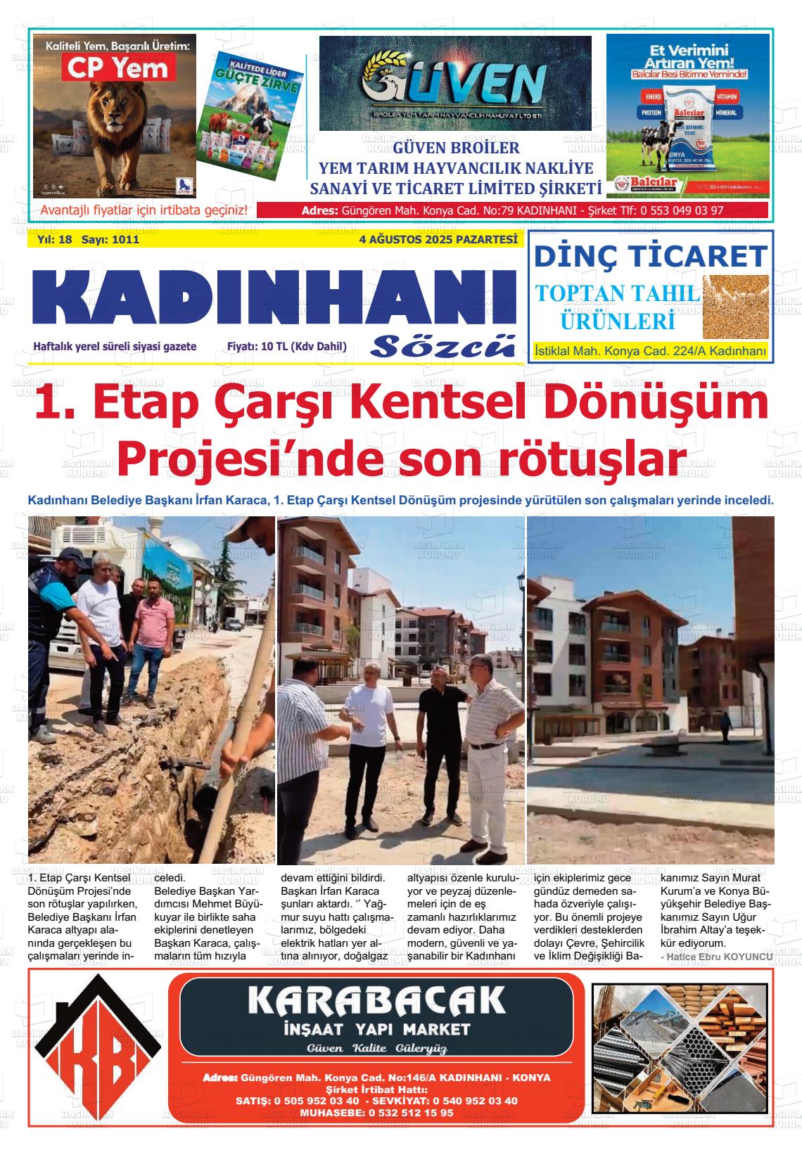 KADINHANI SÖZCÜ Gazetesi