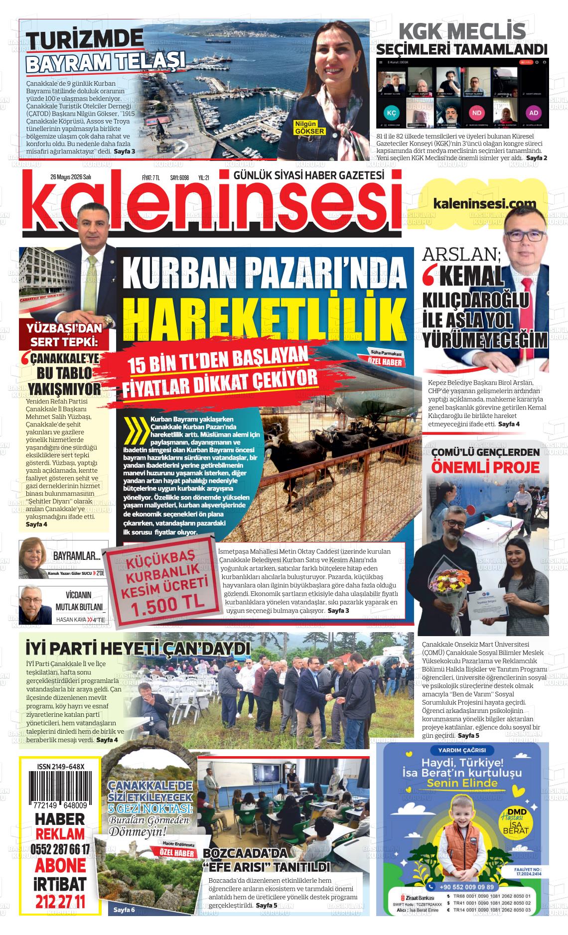 KALENİN SESİ Gazetesi