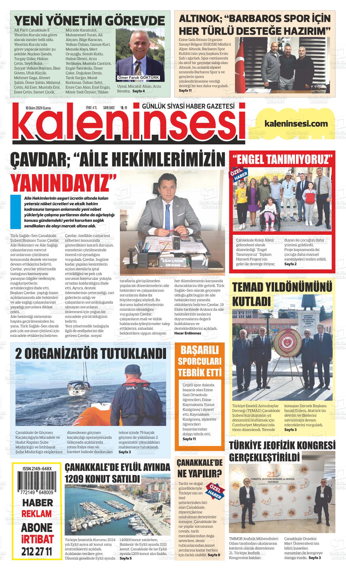 KALENİN SESİ Gazetesi