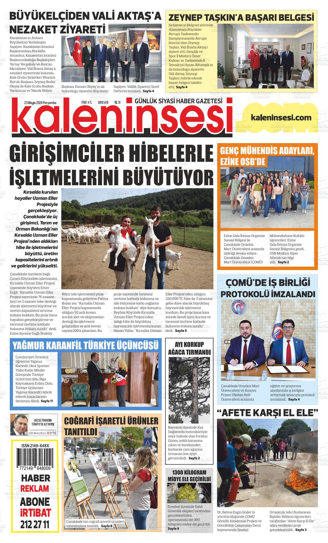 KALENİN SESİ Gazetesi