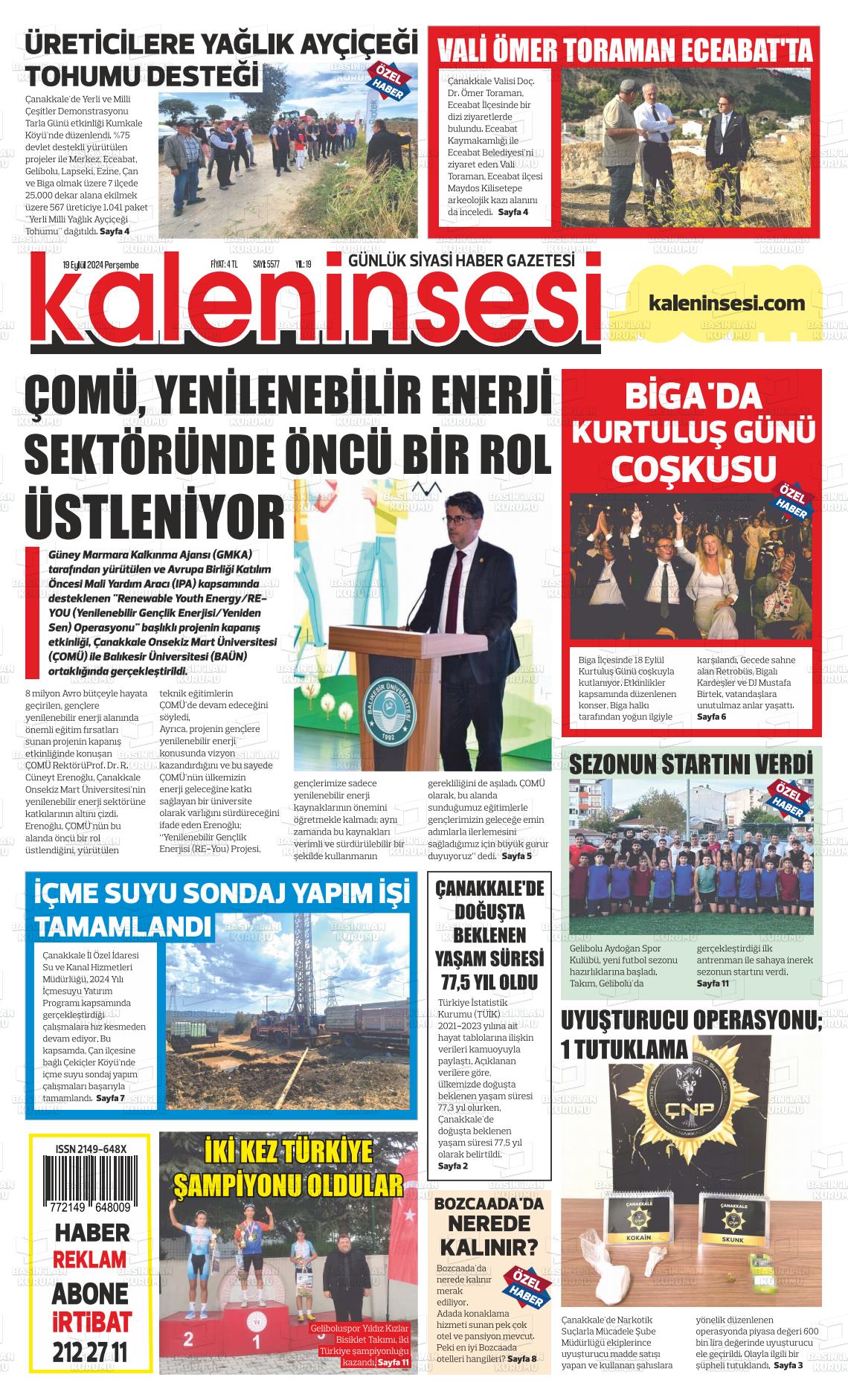 KALENİN SESİ Gazetesi