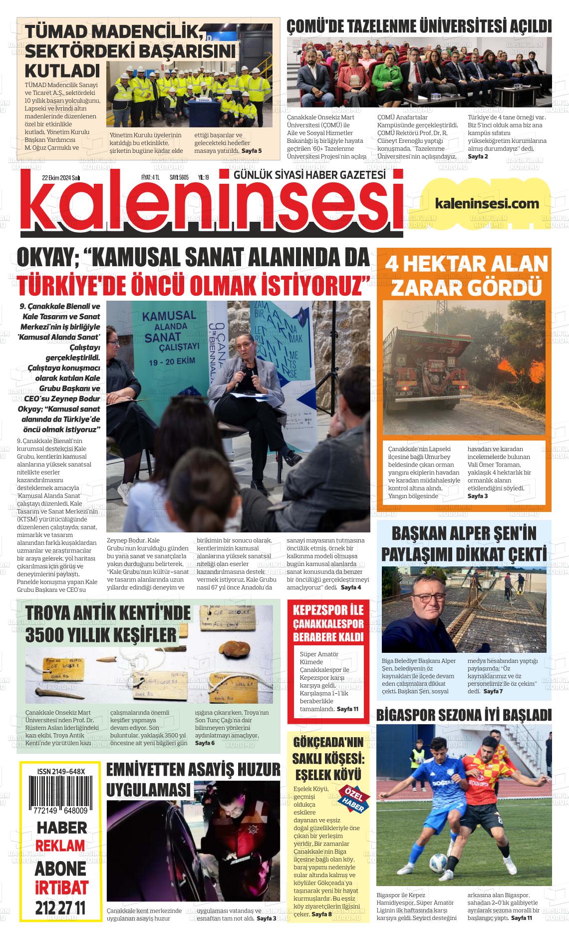 KALENİN SESİ Gazetesi