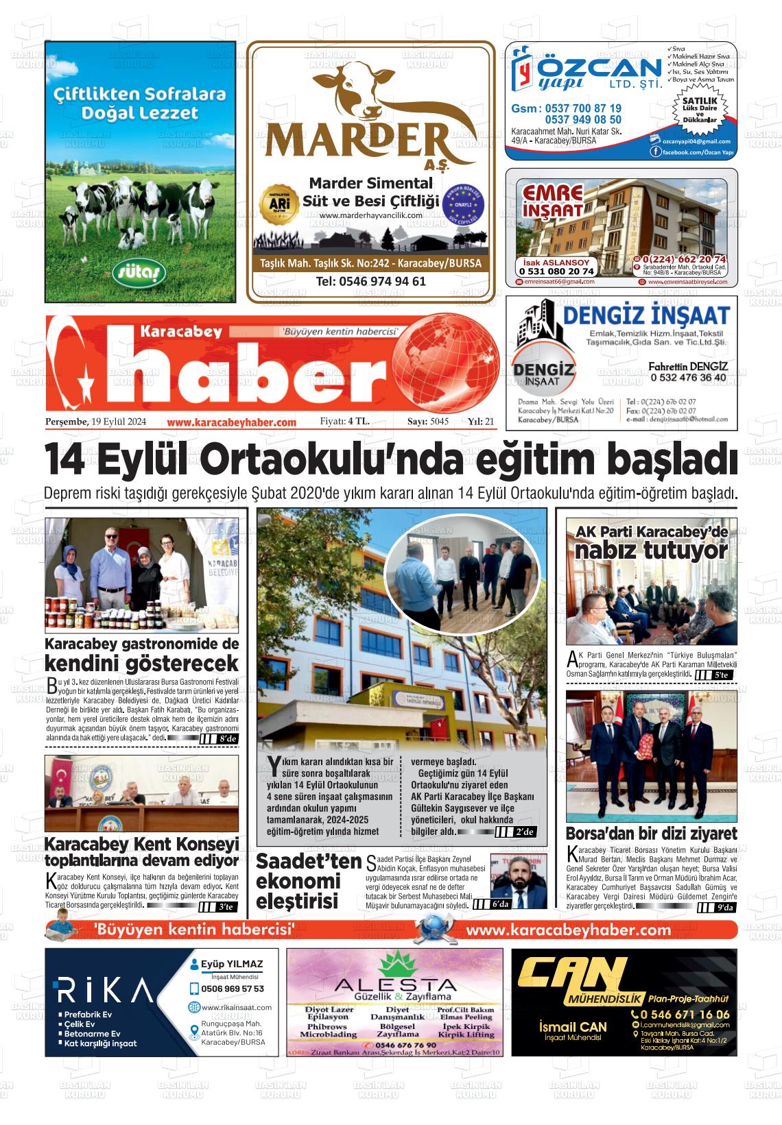 KARACABEY HABER Gazetesi