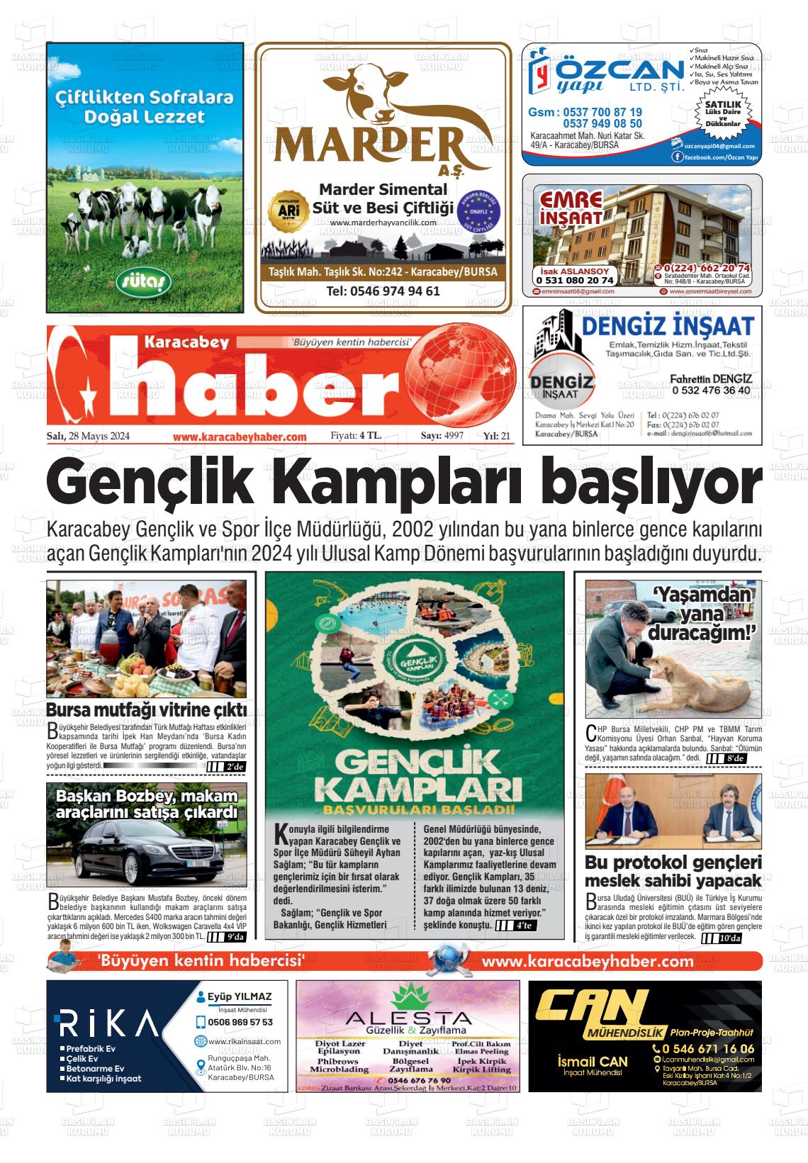 KARACABEY HABER Gazetesi