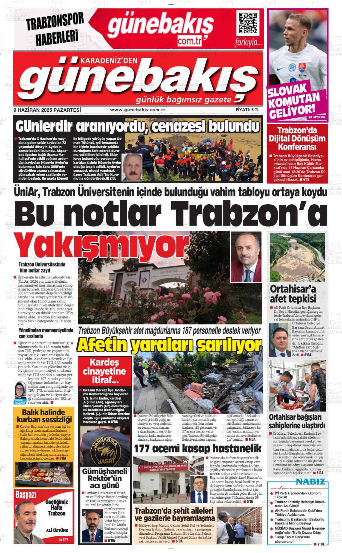 KARADENİZ'DEN GÜNEBAKIŞ Gazetesi