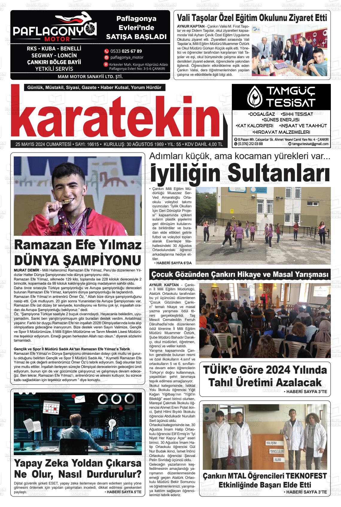 KARATEKİN Gazetesi