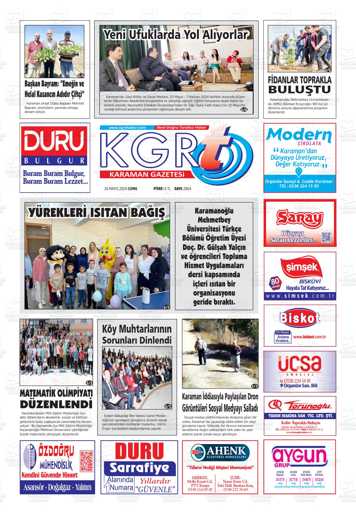 KGRT KARAMAN Gazetesi
