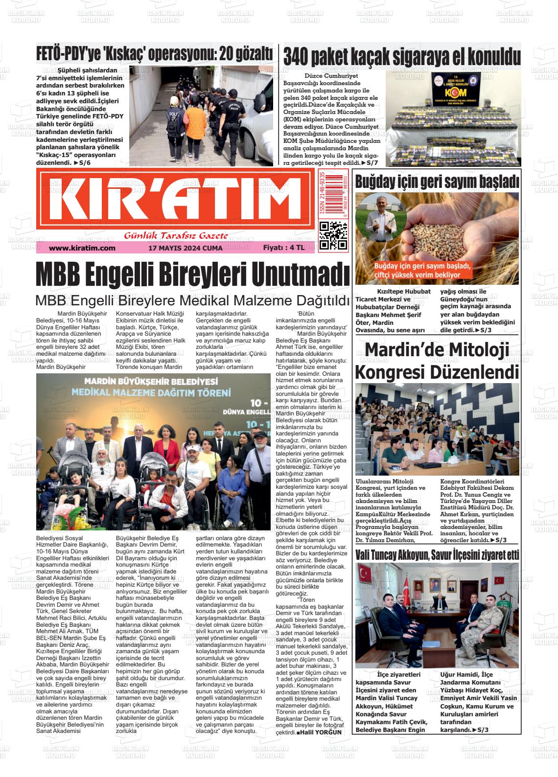 KIR'ATIM Gazetesi