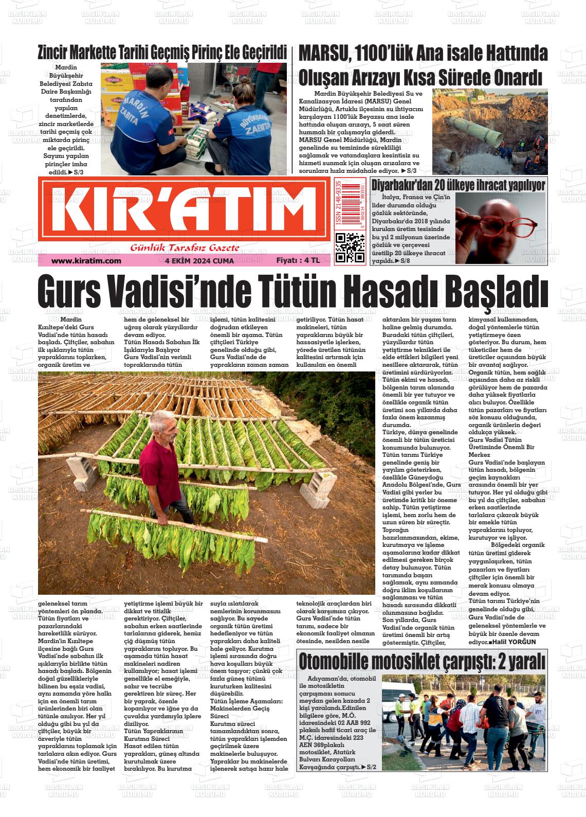 KIR'ATIM Gazetesi