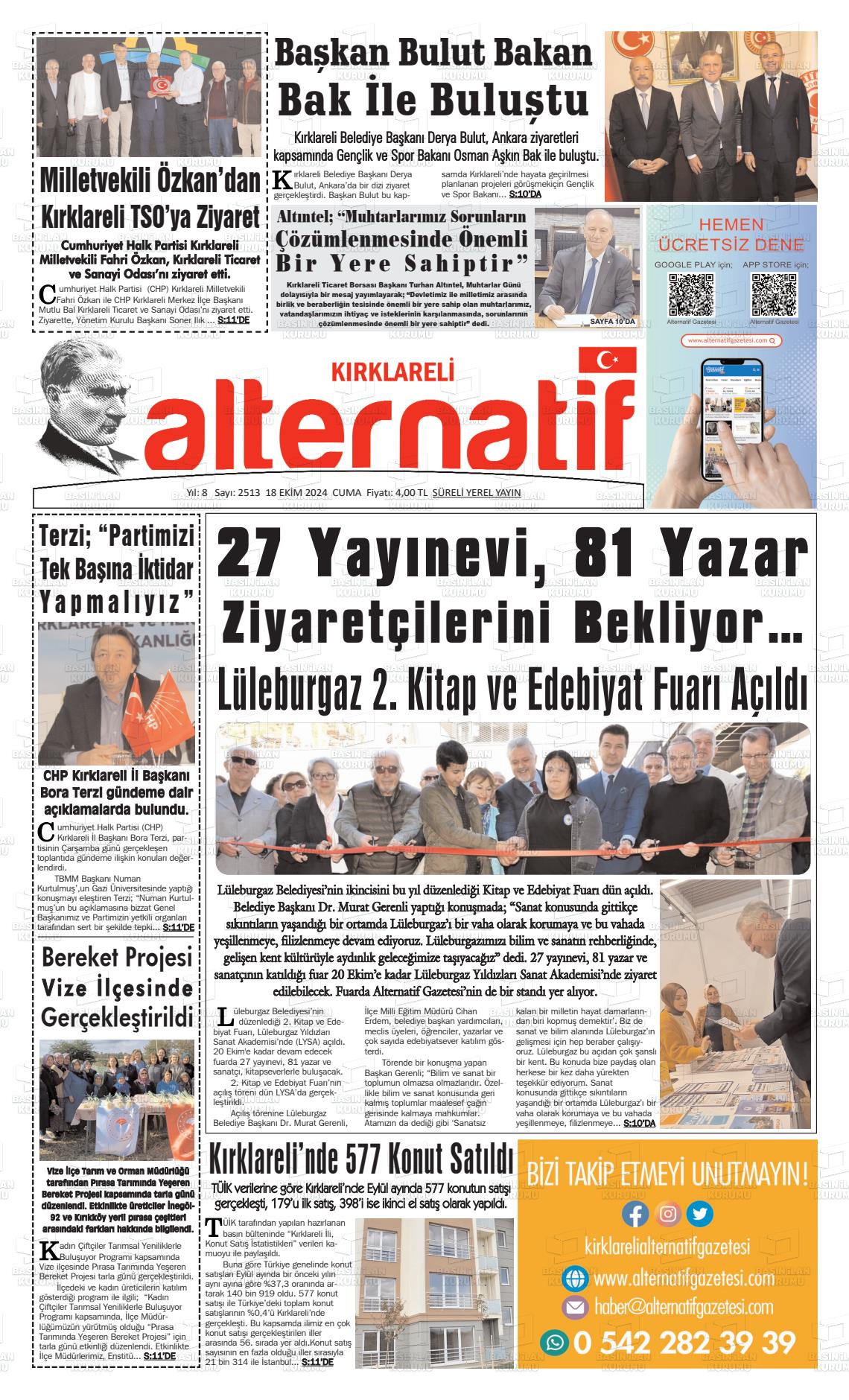 KIRKLARELİ ALTERNATİF Gazetesi