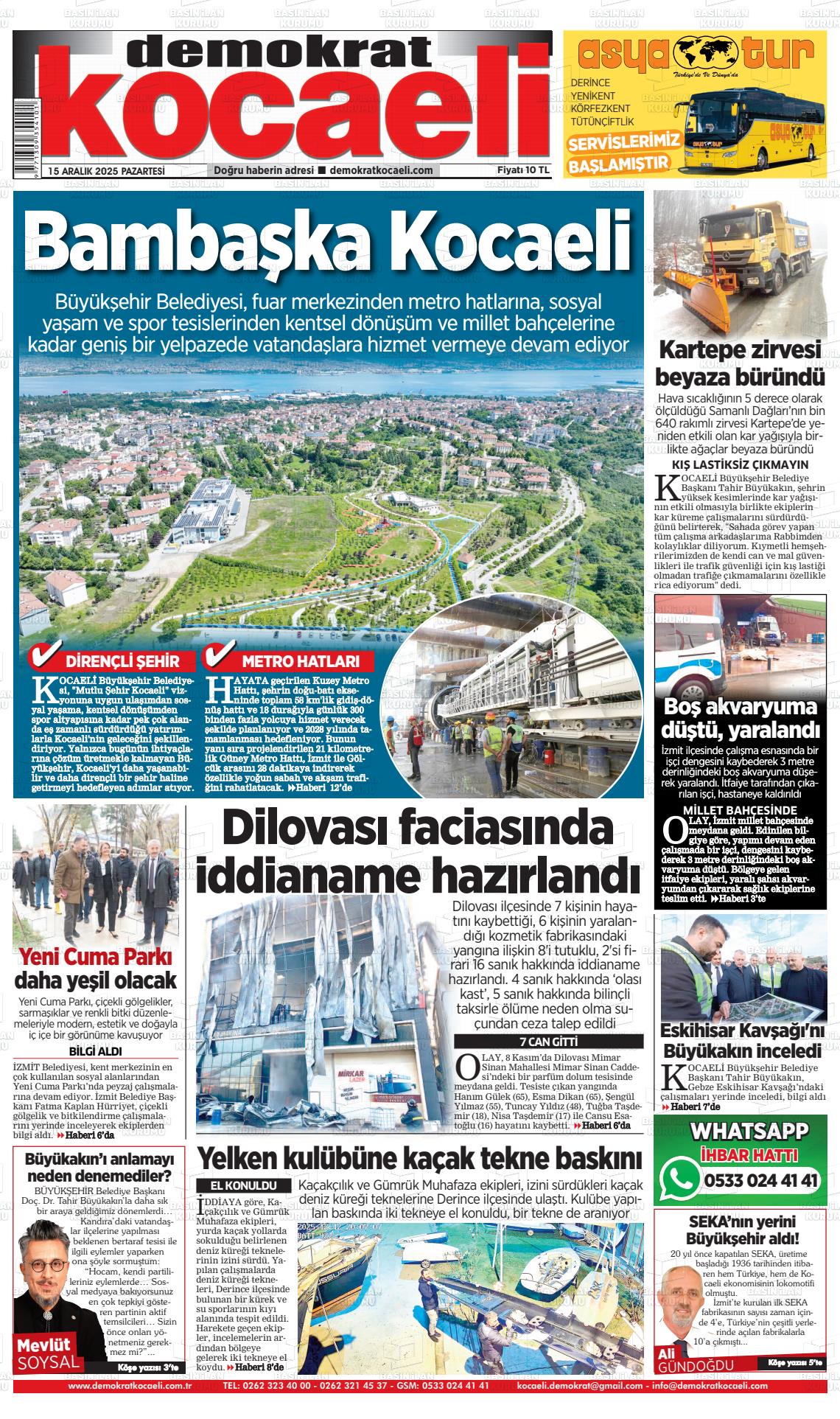 KOCAELİ DEMOKRAT Gazetesi