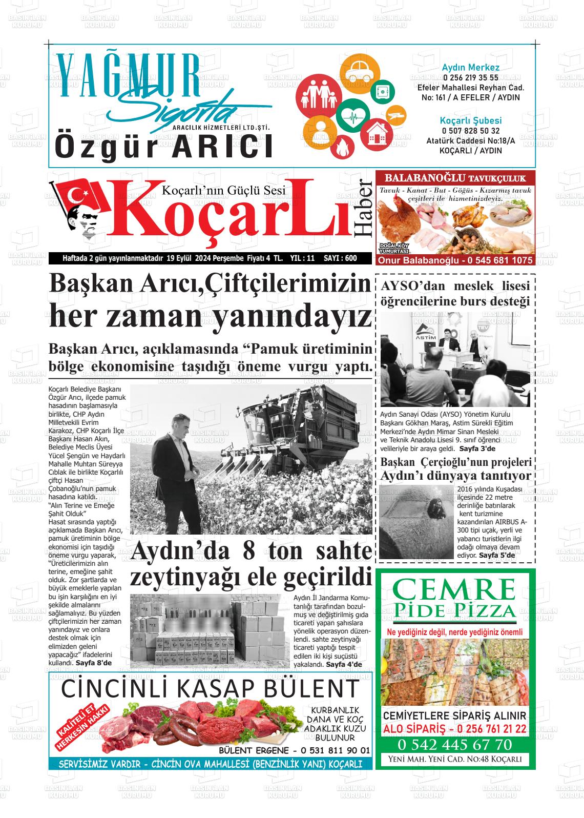 KOÇARLI HABER Gazetesi