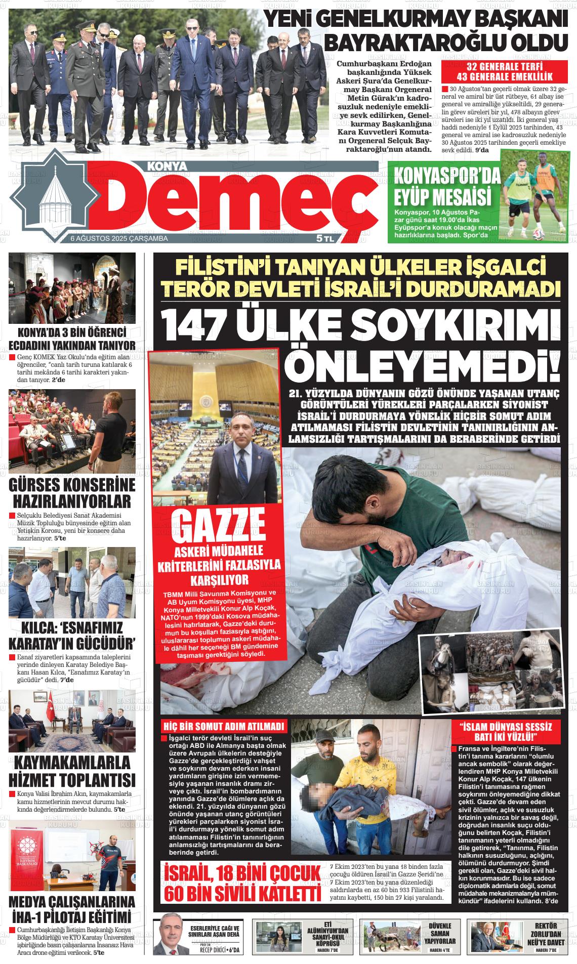 KONYA DEMEÇ Gazetesi