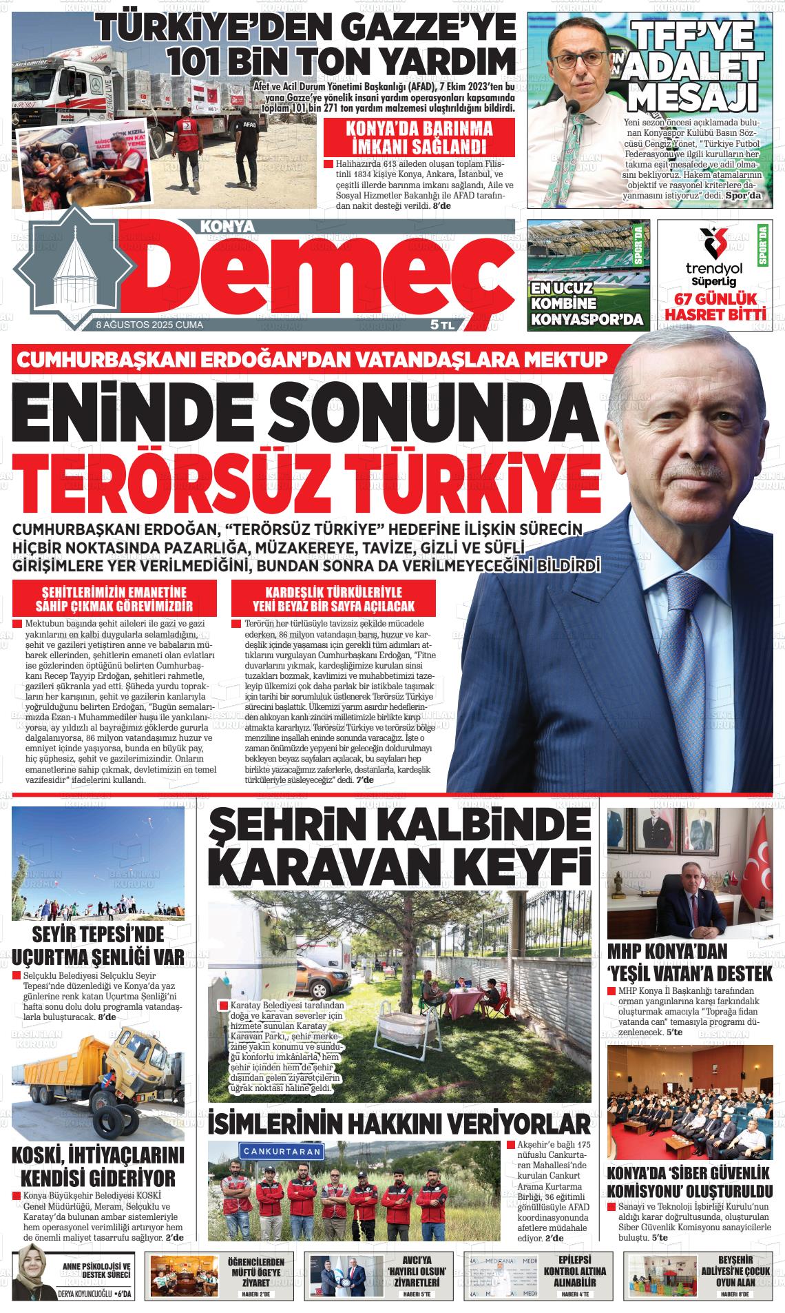 KONYA DEMEÇ Gazetesi