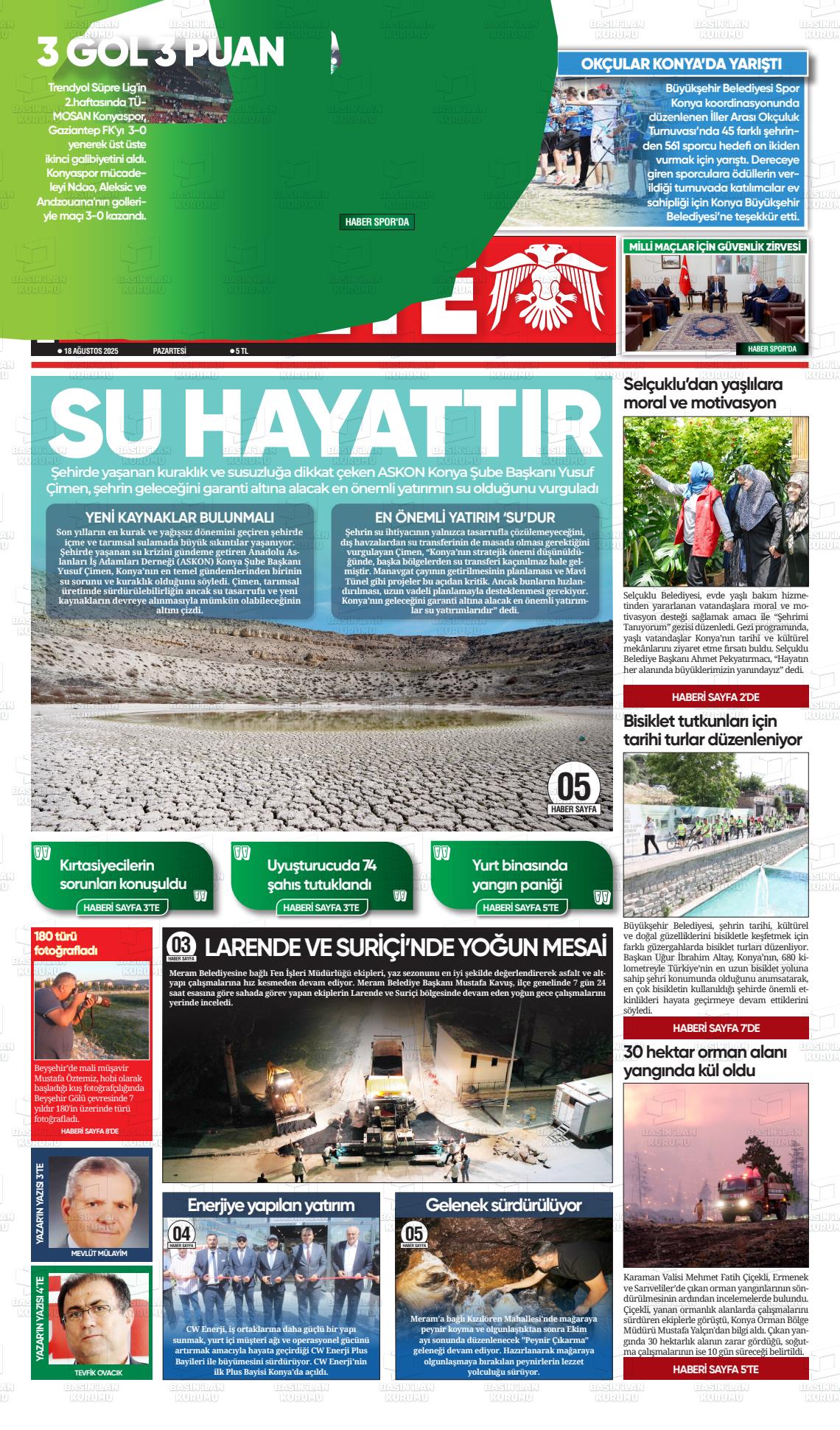 KONYA GAZETE Gazetesi