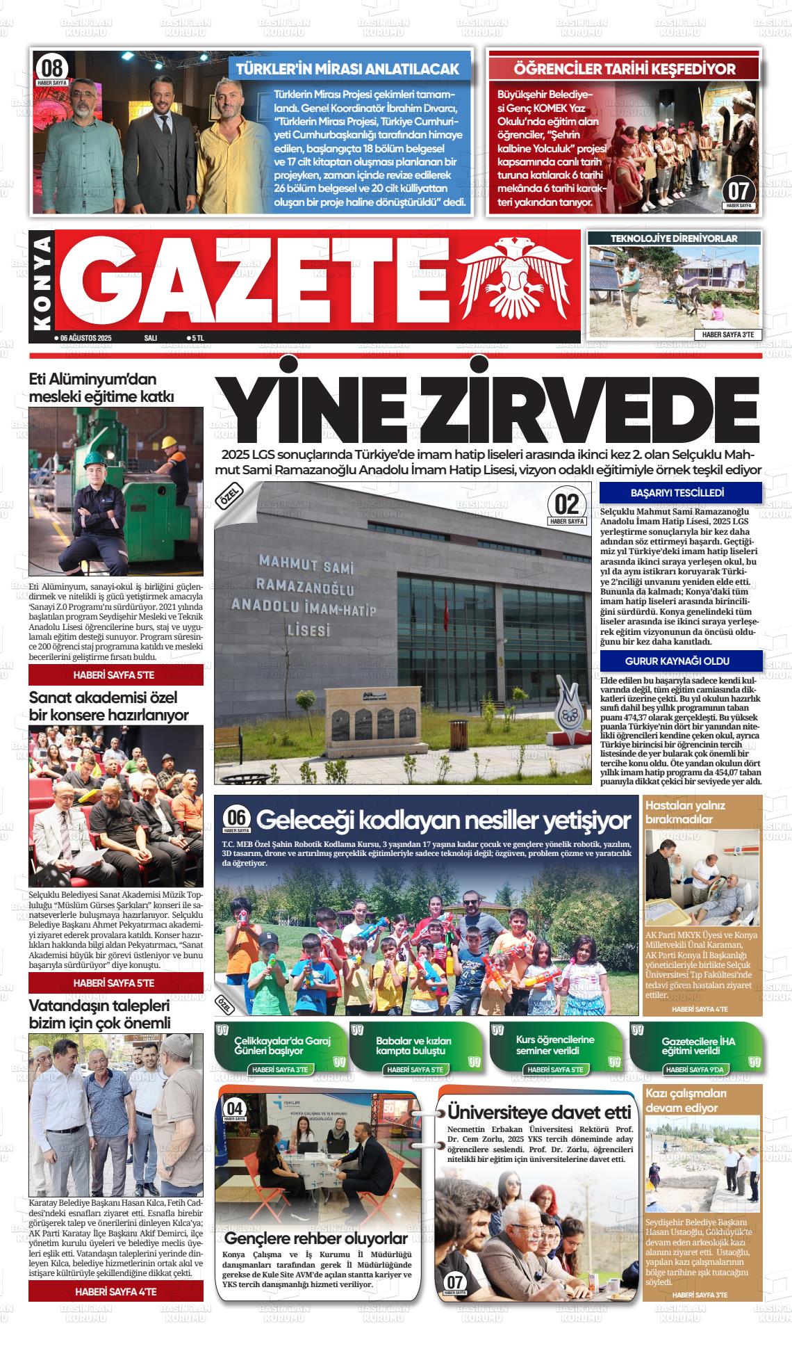 KONYA GAZETE Gazetesi
