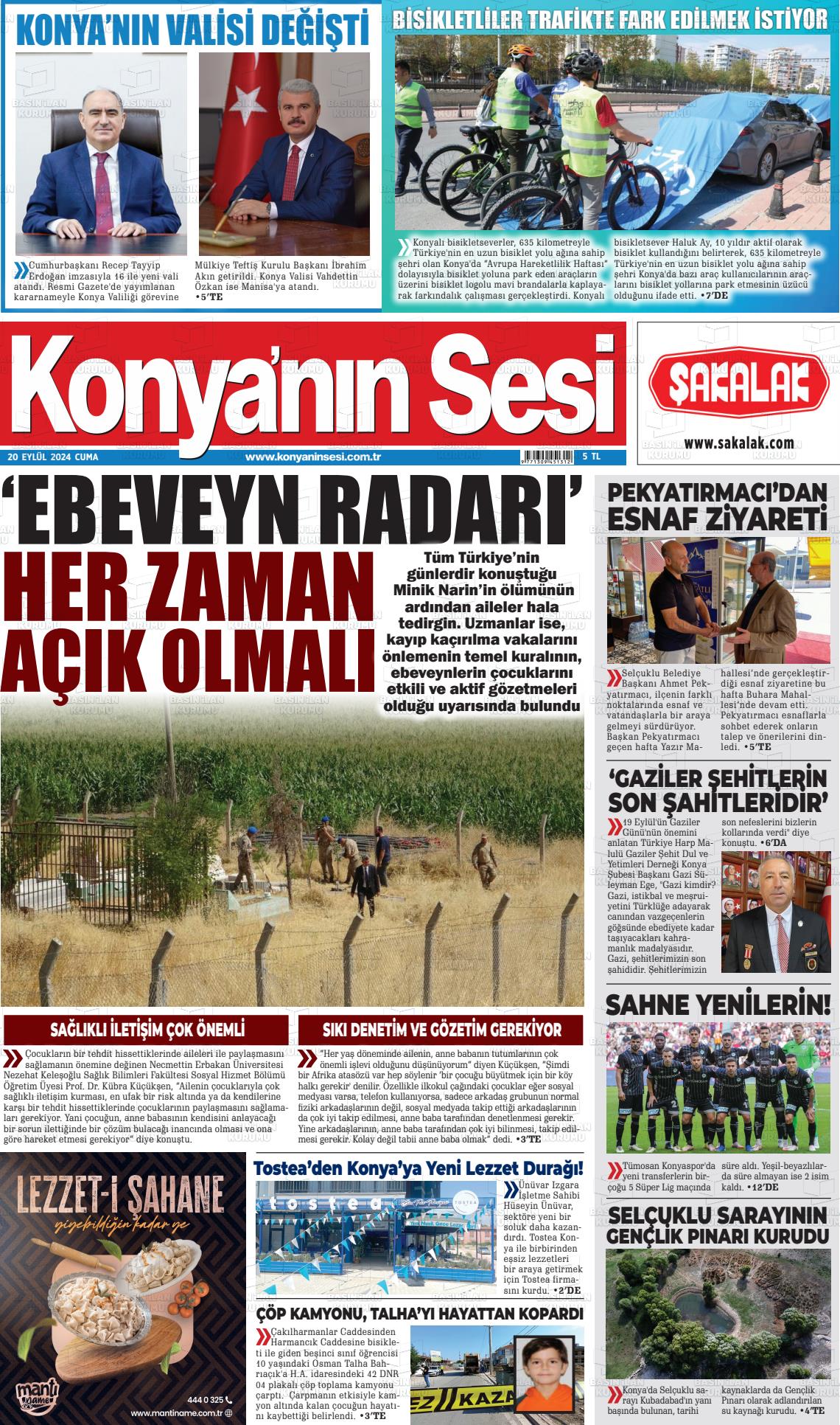 KONYA'NIN SESİ Gazetesi