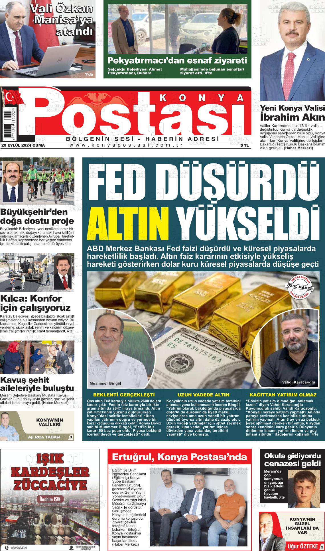 KONYA POSTASI Gazetesi