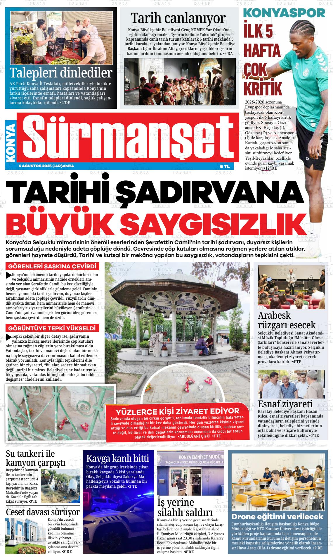 KONYA SÜRMANŞET Gazetesi