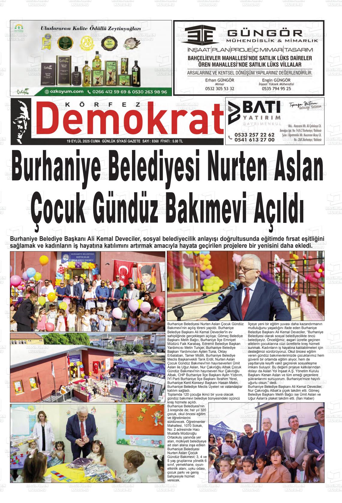 KÖRFEZ DEMOKRAT Gazetesi
