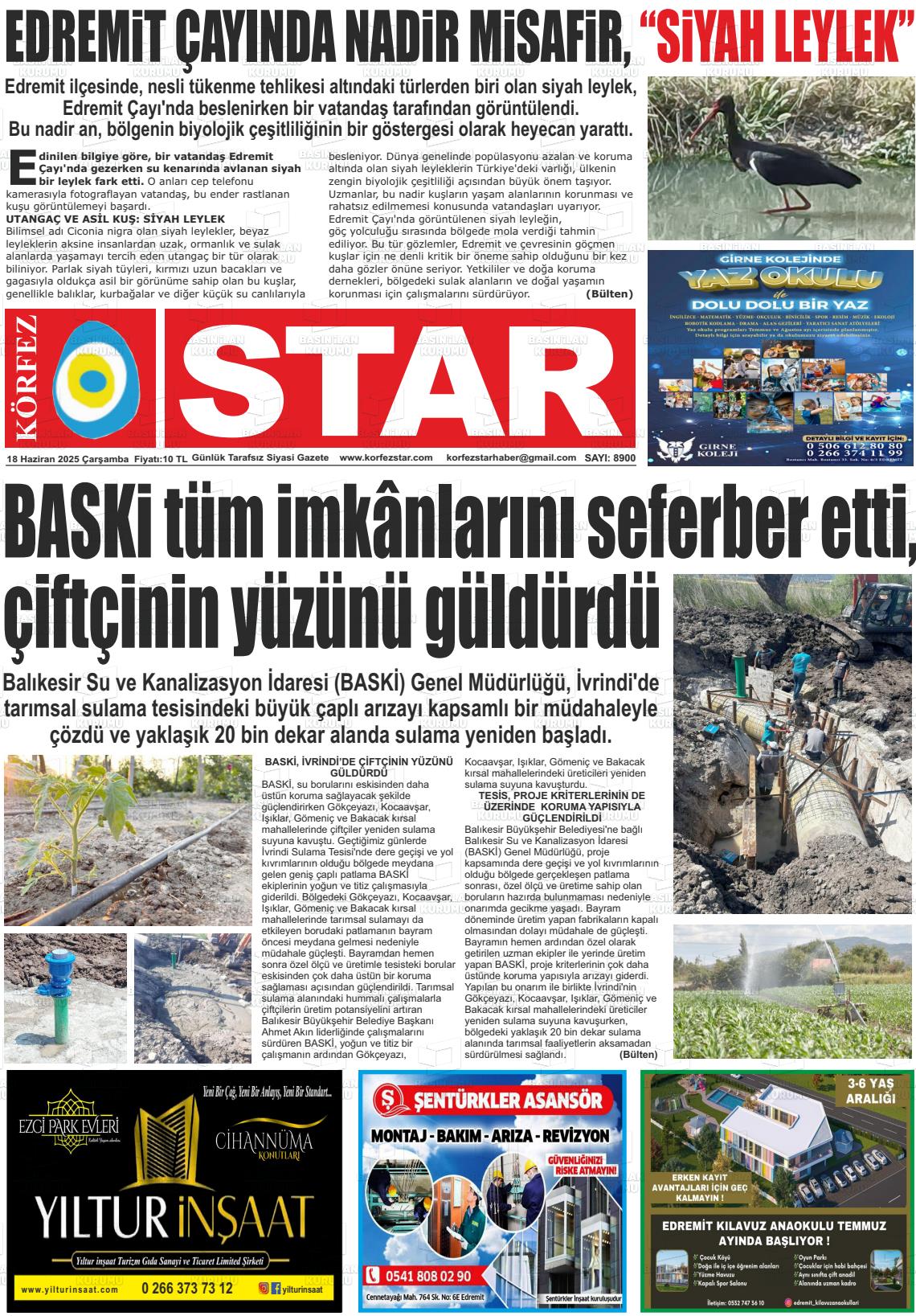 KÖRFEZ STAR Gazetesi