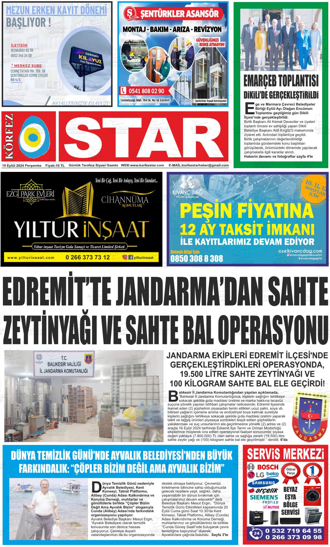 KÖRFEZ STAR Gazetesi