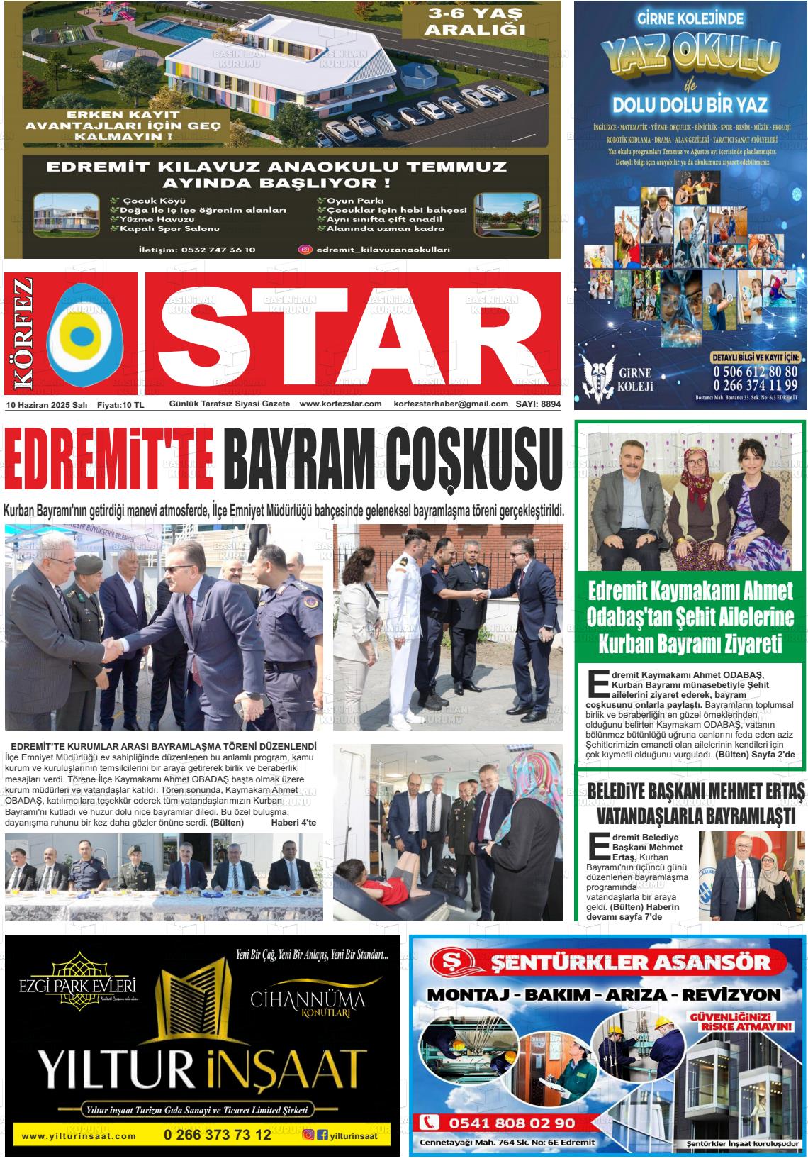 KÖRFEZ STAR Gazetesi