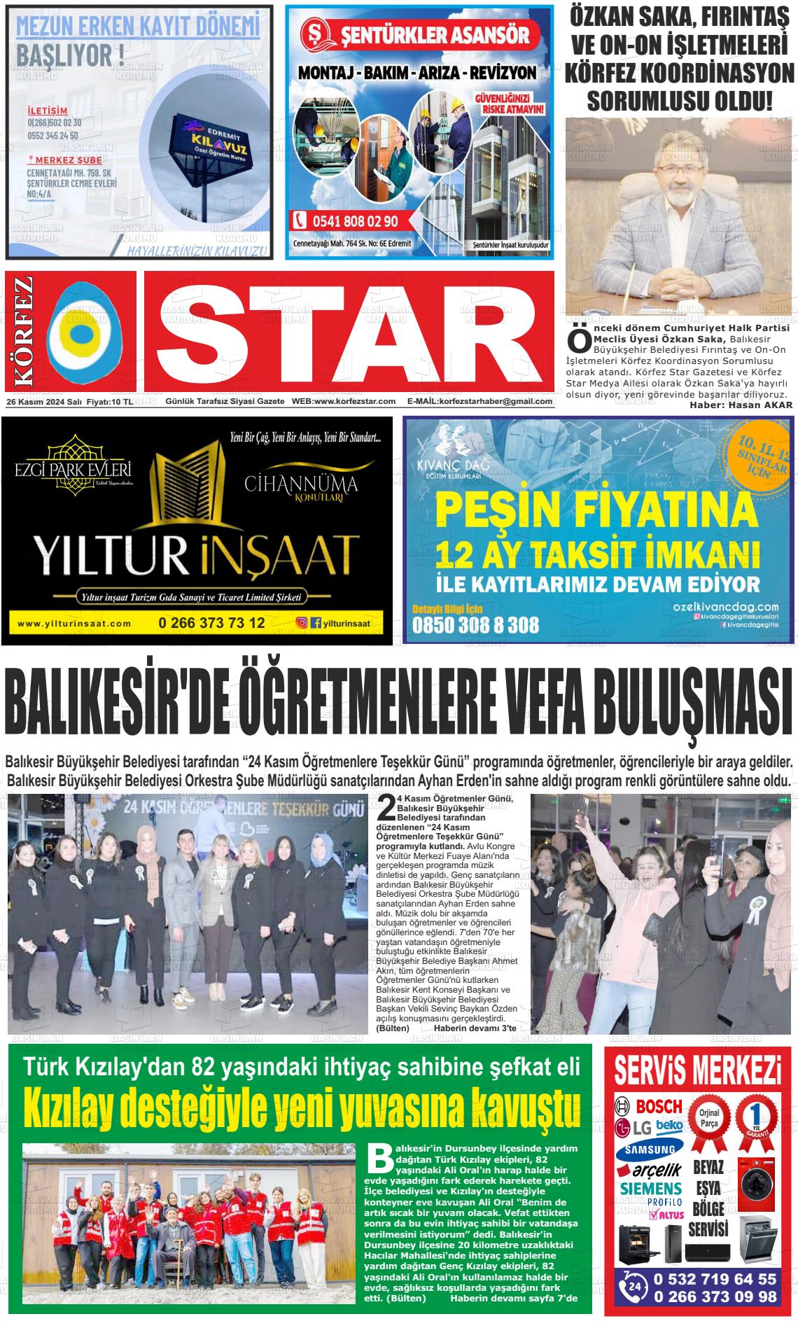 KÖRFEZ STAR Gazetesi