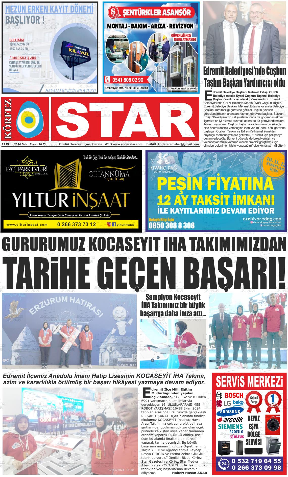 KÖRFEZ STAR Gazetesi