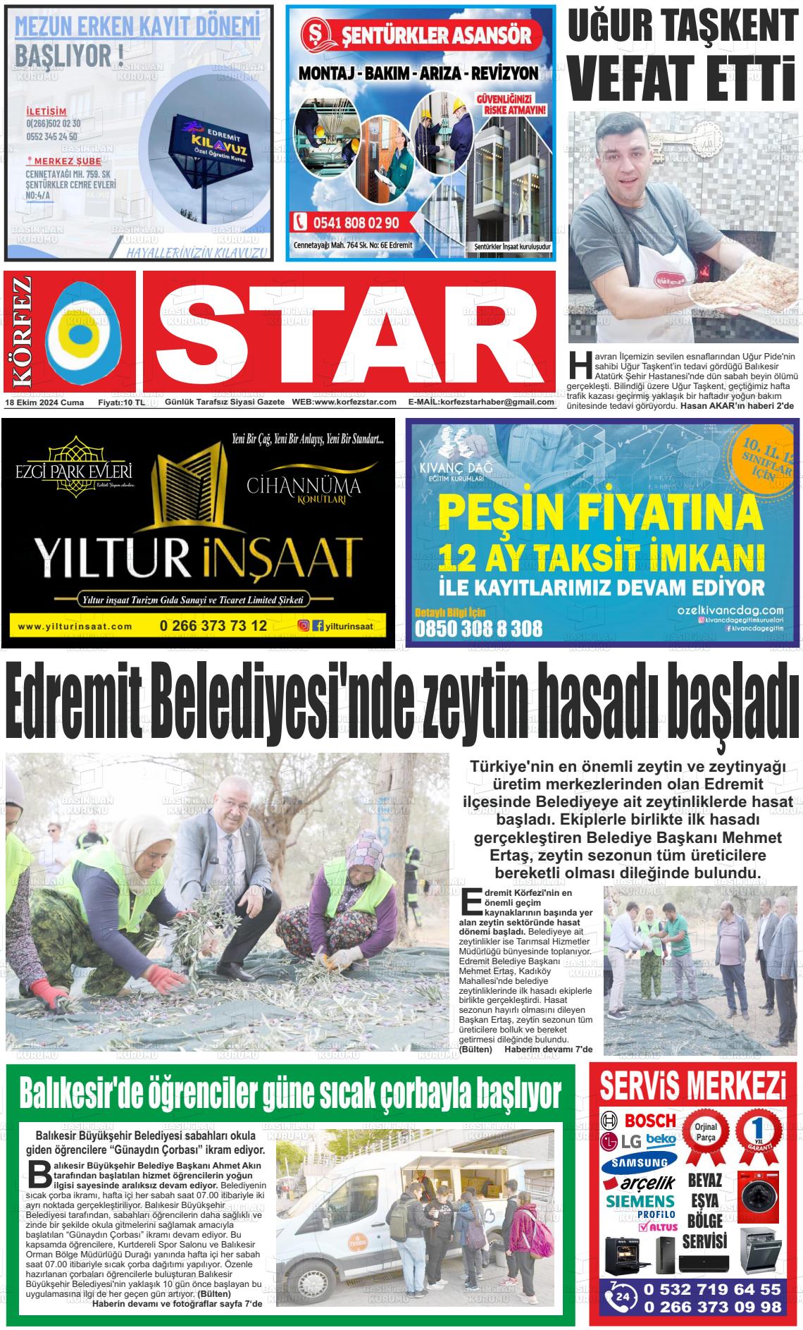 KÖRFEZ STAR Gazetesi