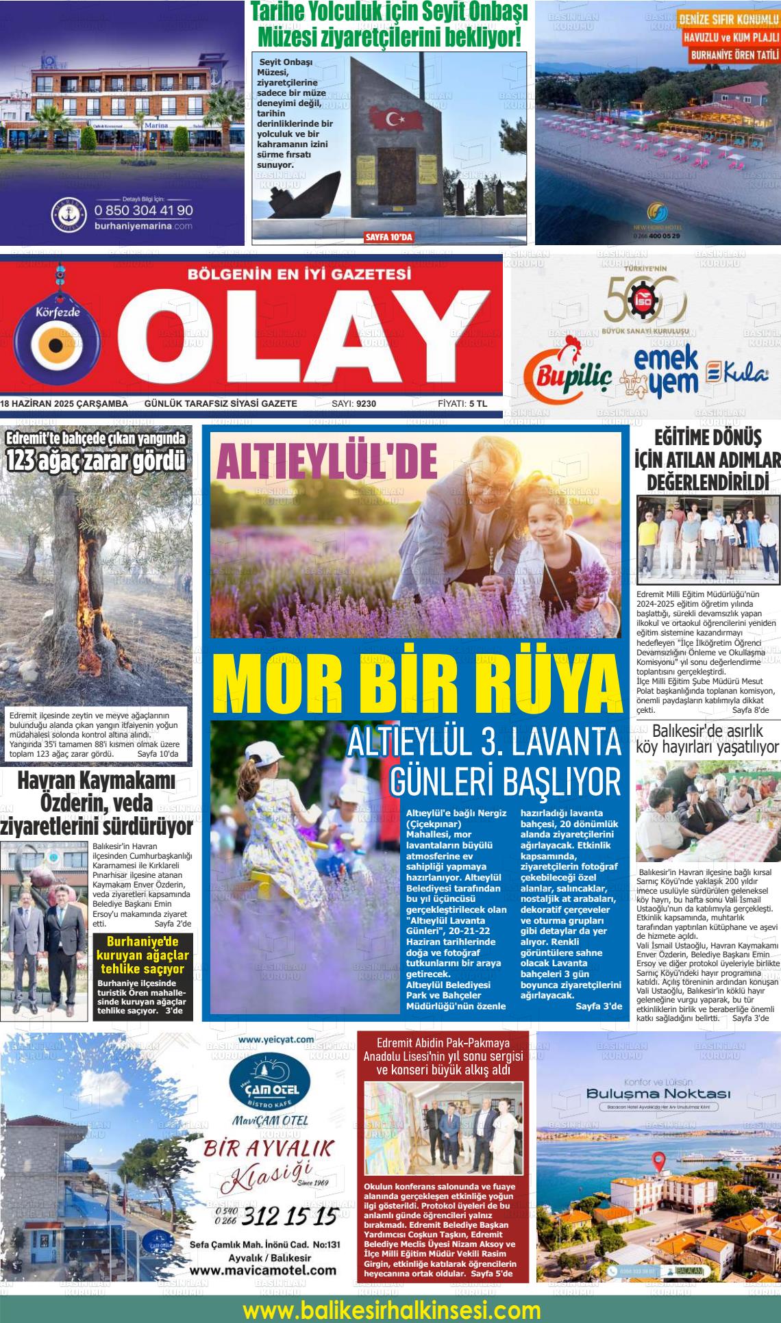 KÖRFEZDE OLAY Gazetesi