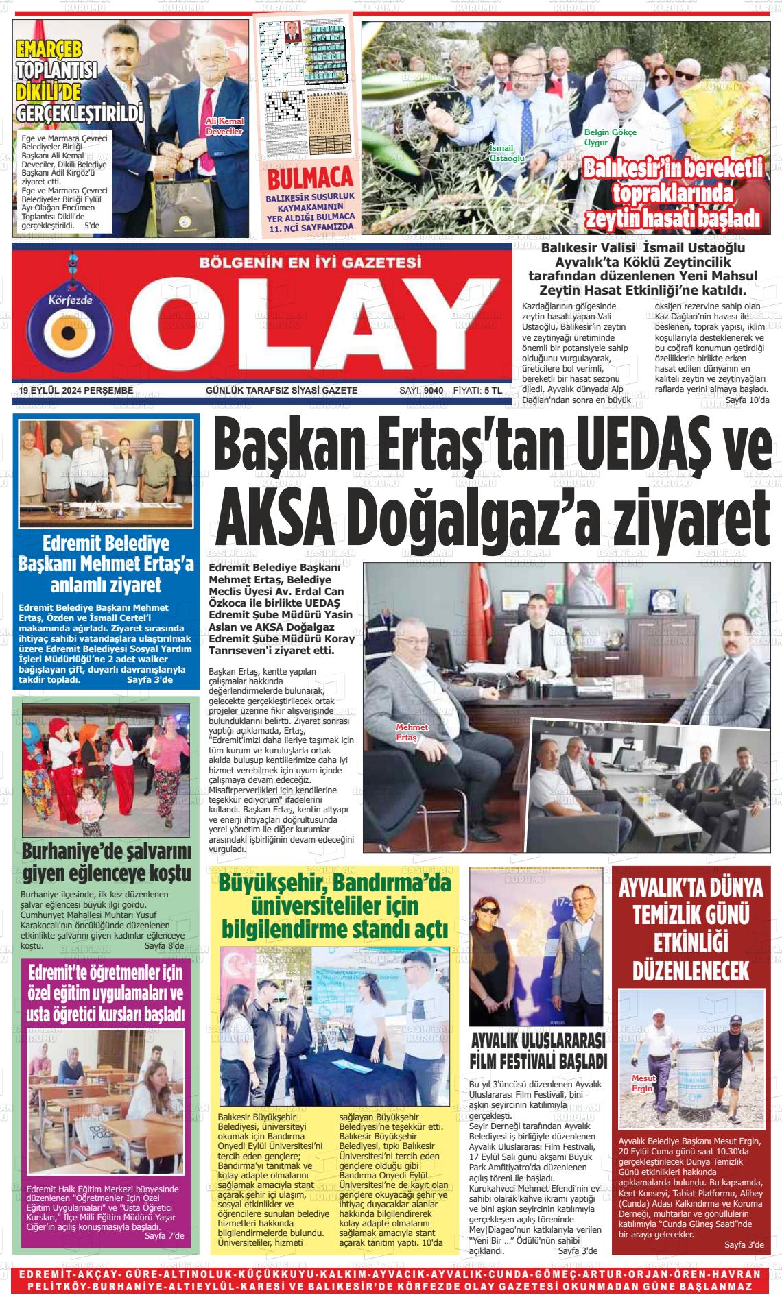 KÖRFEZDE OLAY Gazetesi