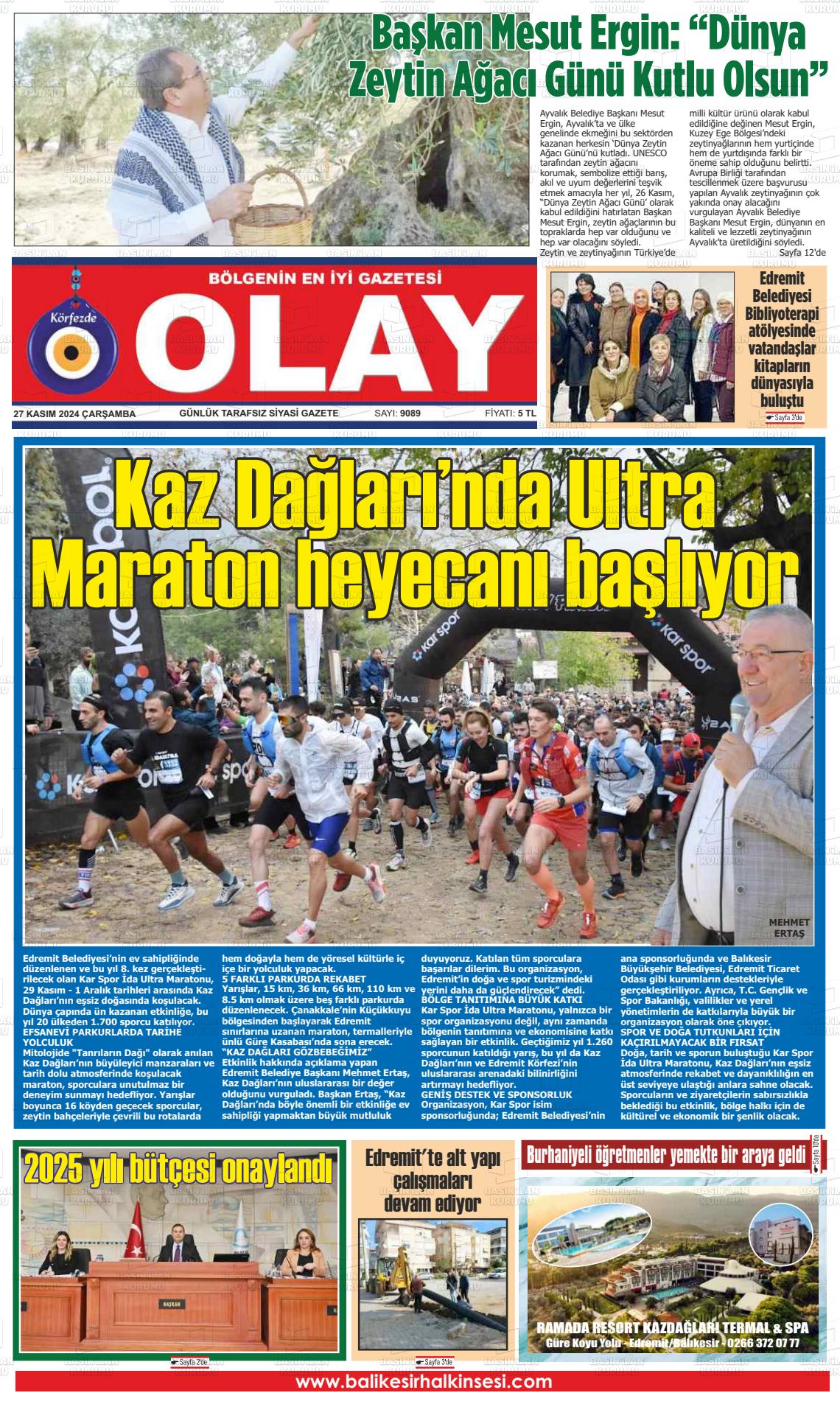 KÖRFEZDE OLAY Gazetesi