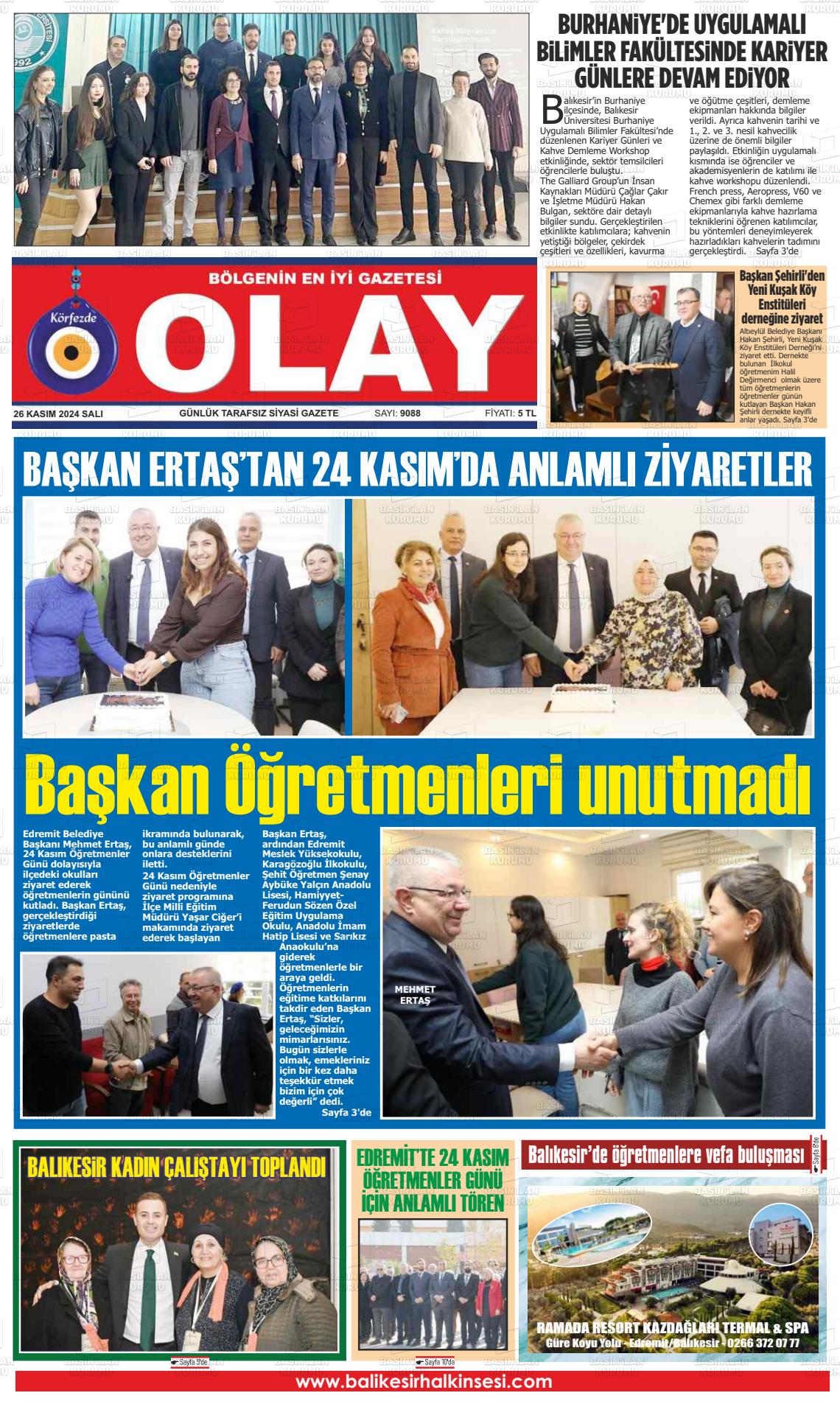 KÖRFEZDE OLAY Gazetesi