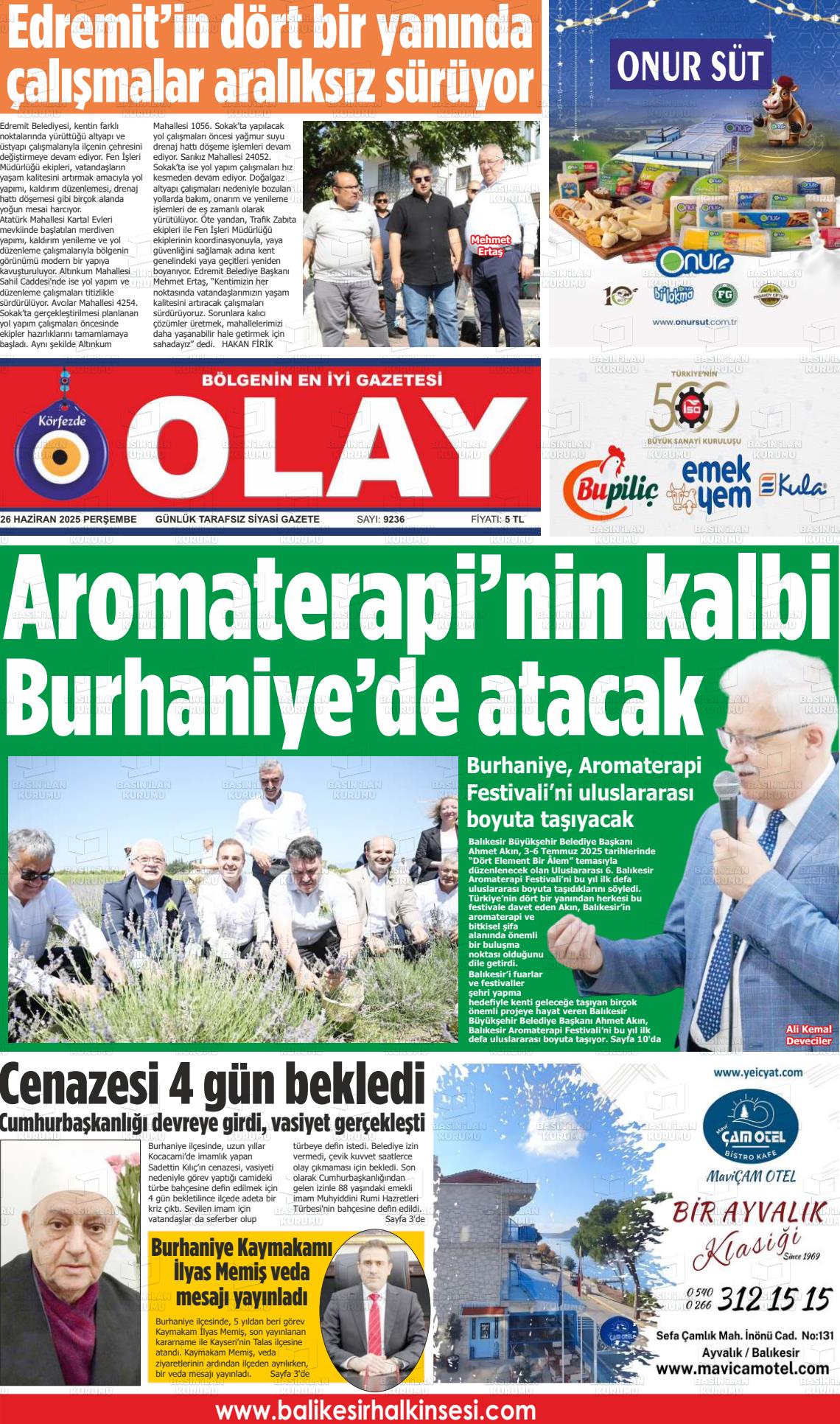 KÖRFEZDE OLAY Gazetesi