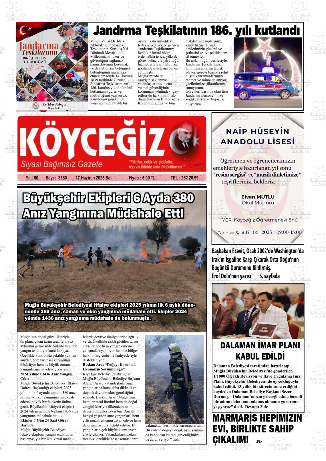 KÖYCEĞİZ Gazetesi