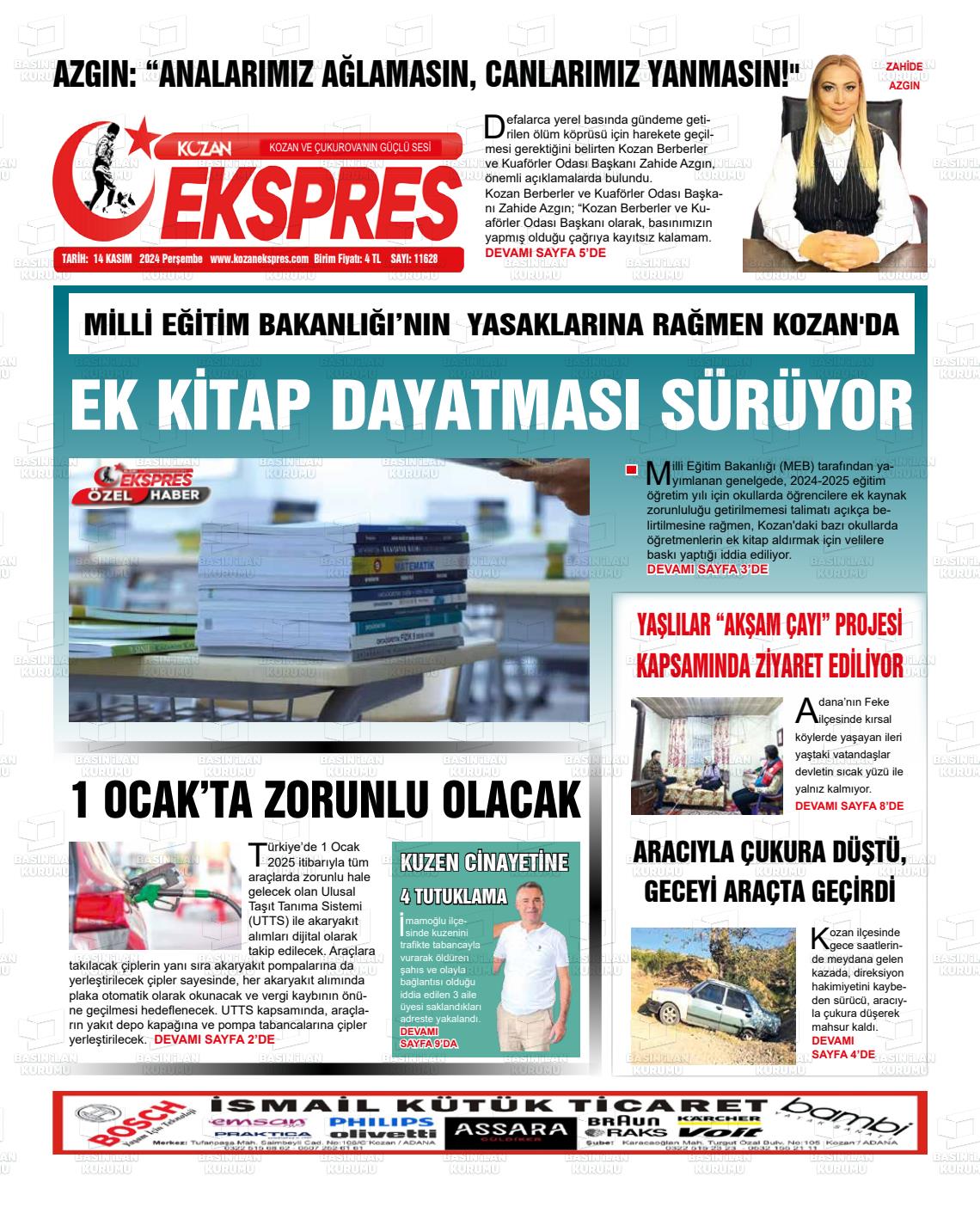 KOZAN EKSPRES Gazetesi