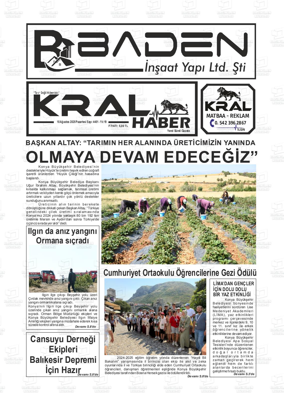 KRAL HABER Gazetesi