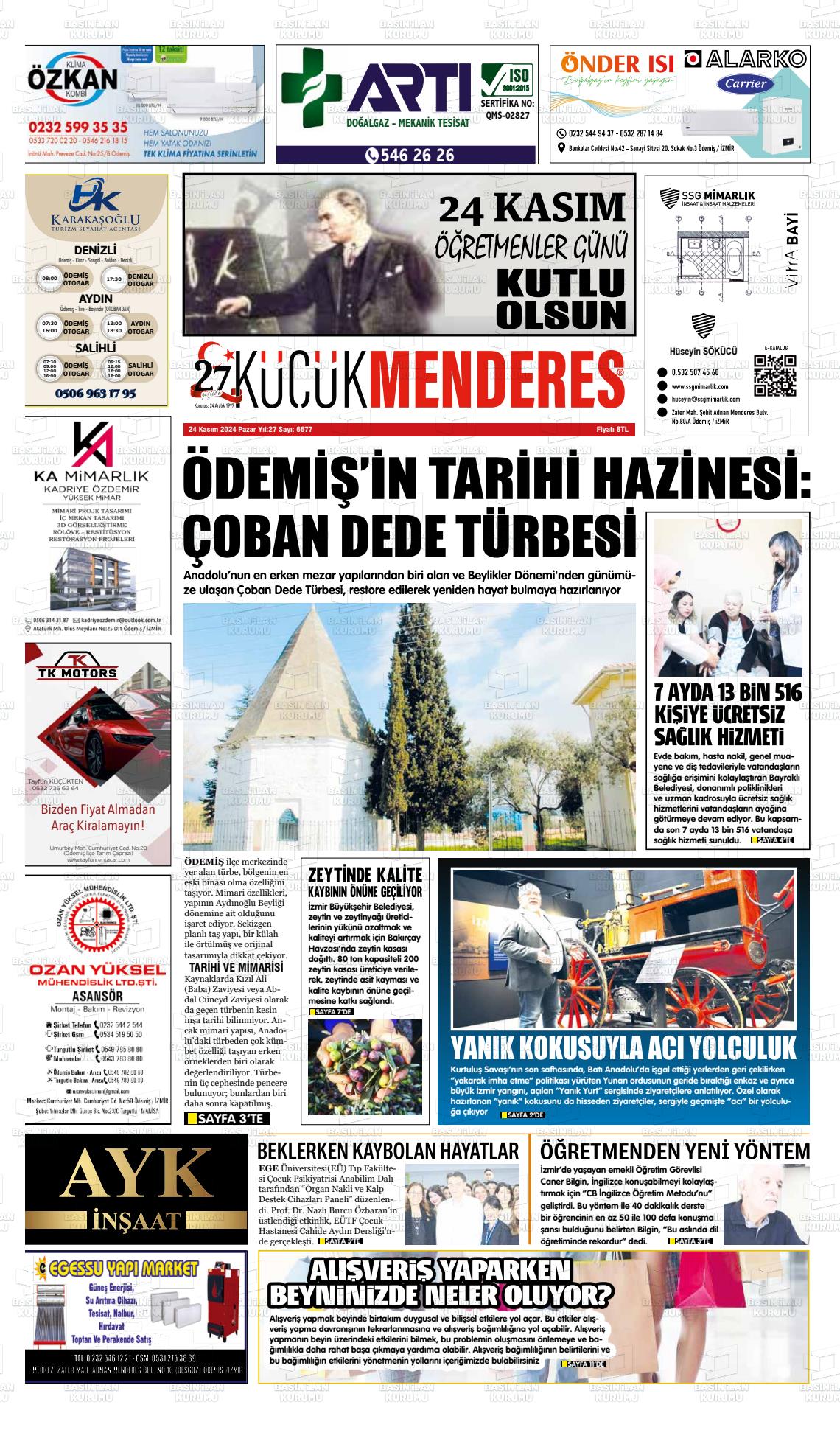 KÜÇÜK MENDERES Gazetesi