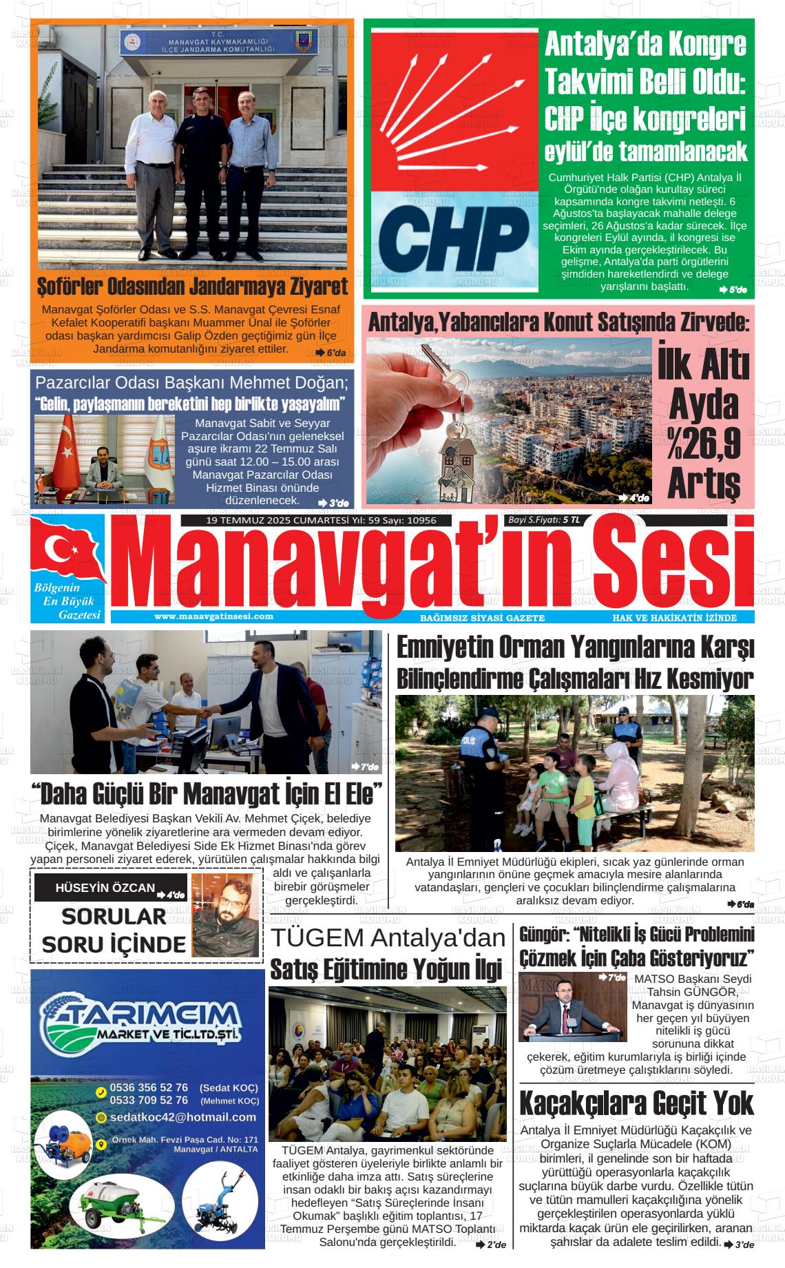 MANAVGAT'IN SESİ Gazetesi