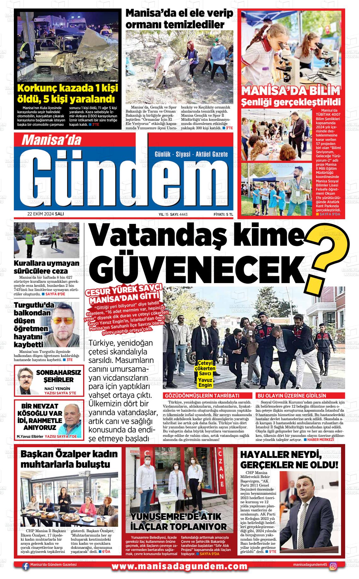 MANİSA'DA GÜNDEM Gazetesi