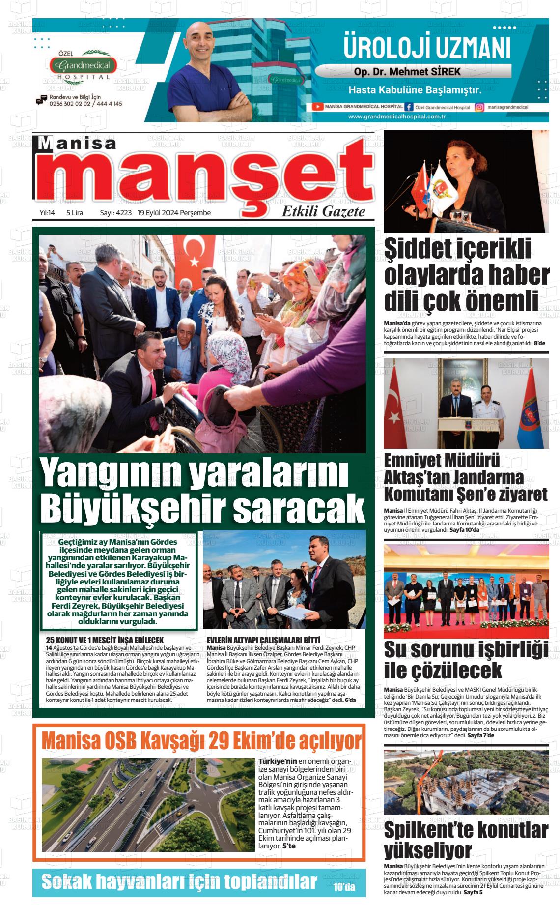 MANİSA MANŞET Gazetesi