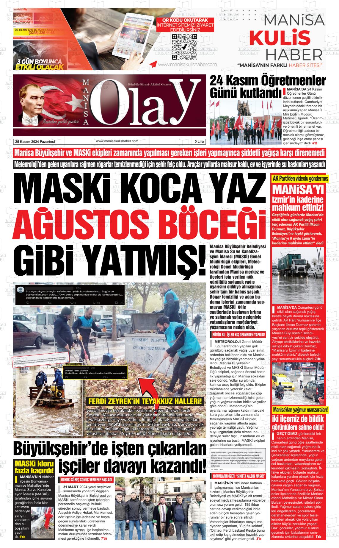 MANİSA OLAY Gazetesi