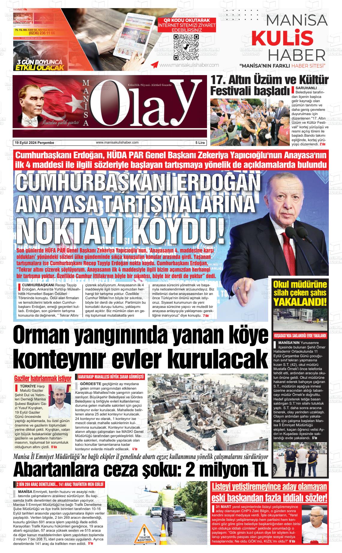 MANİSA OLAY Gazetesi