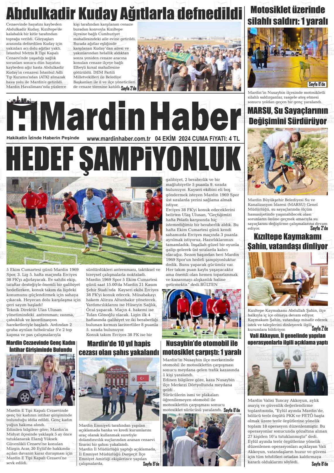 MARDİN HABER Gazetesi