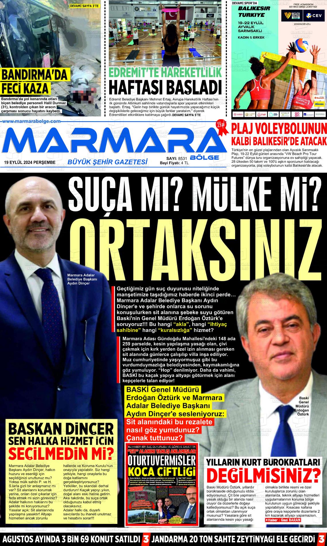 MARMARA BÖLGE Gazetesi